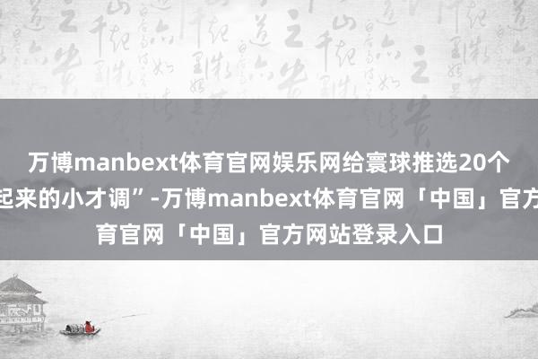 万博manbext体育官网娱乐网给寰球推选20个“让我方愉快起来的小才调”-万博manbext体育官网「中国」官方网站登录入口